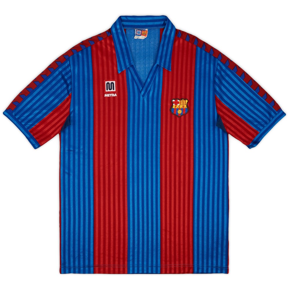 1989-92 Barcelona Home Shirt - 8/10 - (XL)