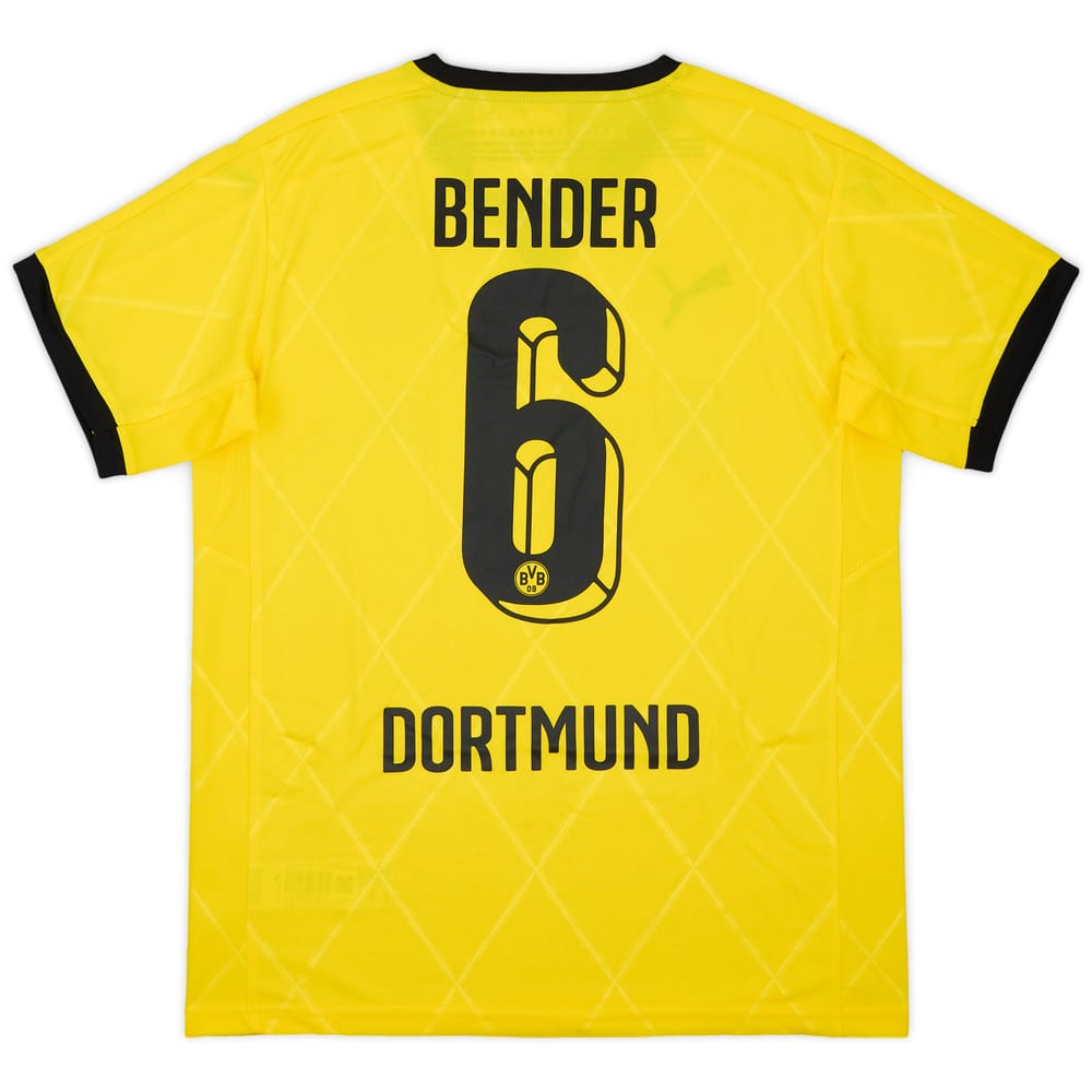 2015-16 Dortmund European Home Shirt Bender #6 (XL.Boys)