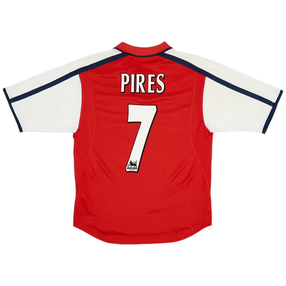 2000-02 Arsenal Home Shirt Pires #7 - 7/10 - (S)
