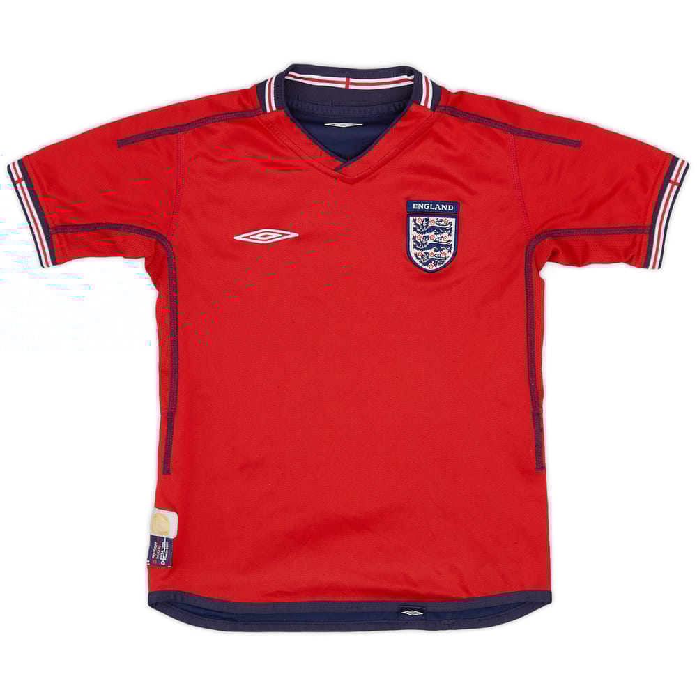2002-04 England Away Shirt - 8/10 - (S.Boys)