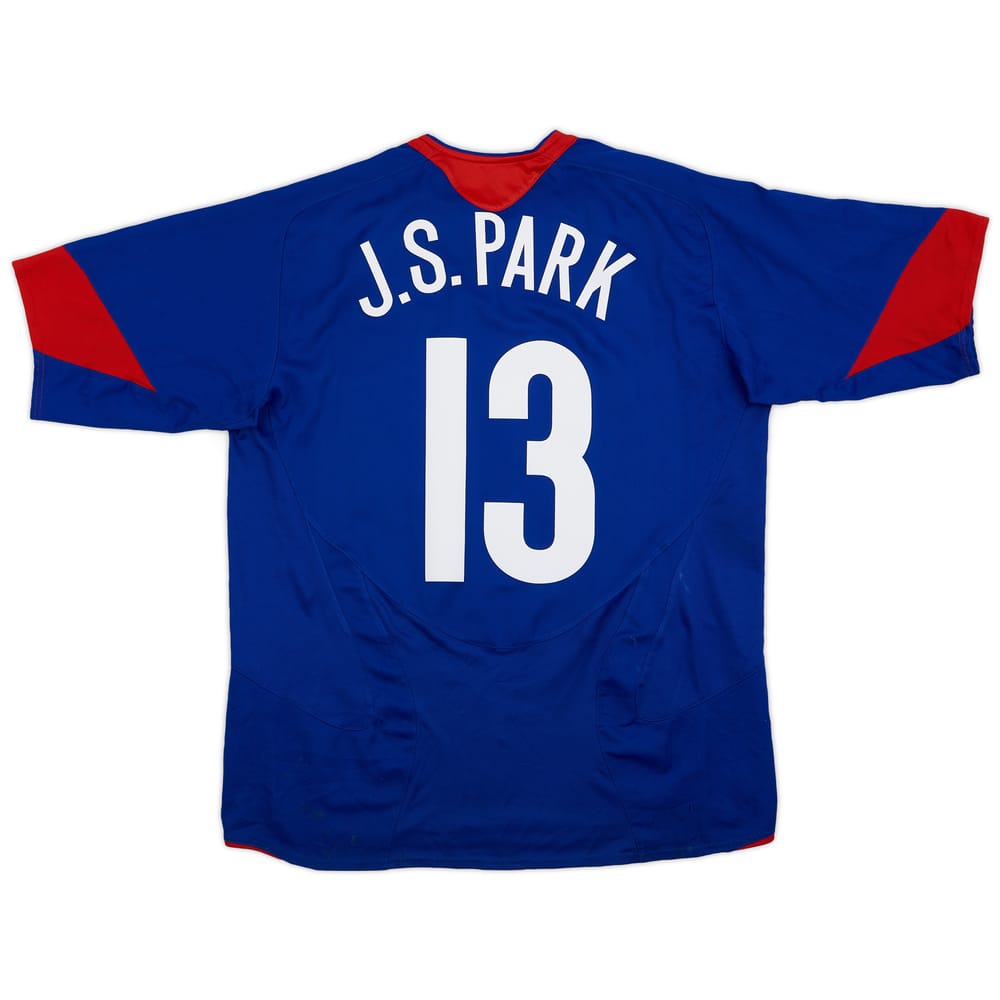 2005-06 Manchester United Away Shirt J.S.Park #13 - 4/10 - (M)