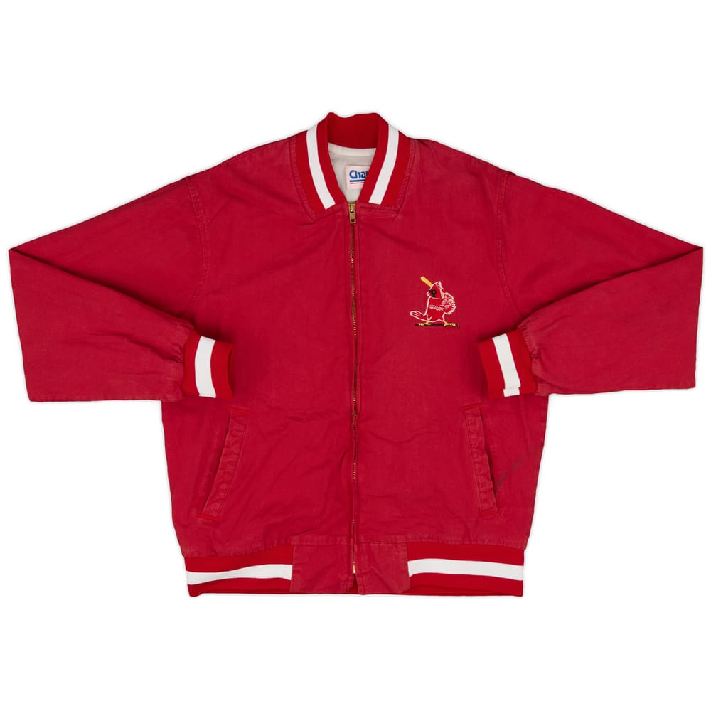 1980s St Louis Cardinals Chalk Line Bomber Jacket - 7/10 - (M)