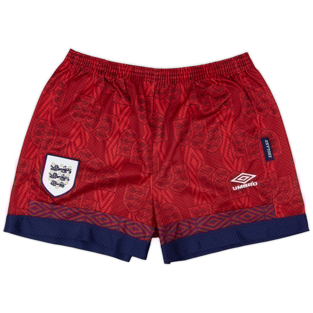 1993-95 England Away Shorts - 9/10 - (XL)