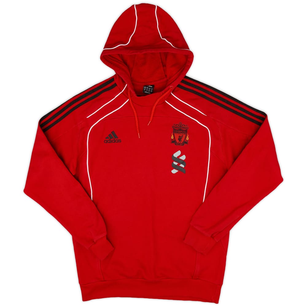 2010-11 Liverpool adidas Hooded Top - 9/10 - (L/XL)