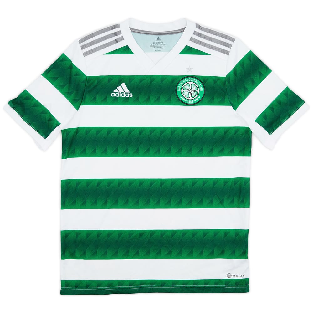 2022-23 Celtic Home Shirt - 8/10 - (XL.Boys)