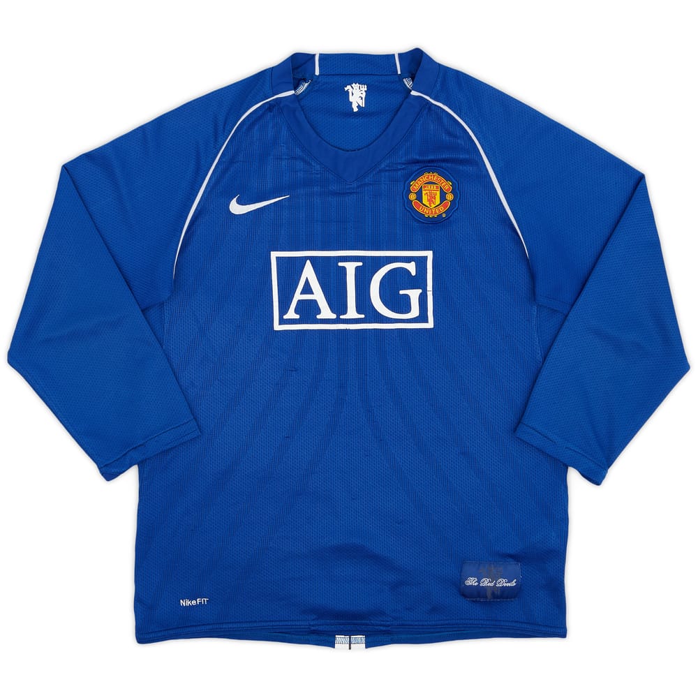 2007-08 Manchester United GK Shirt - 6/10 - (XL.Boys)