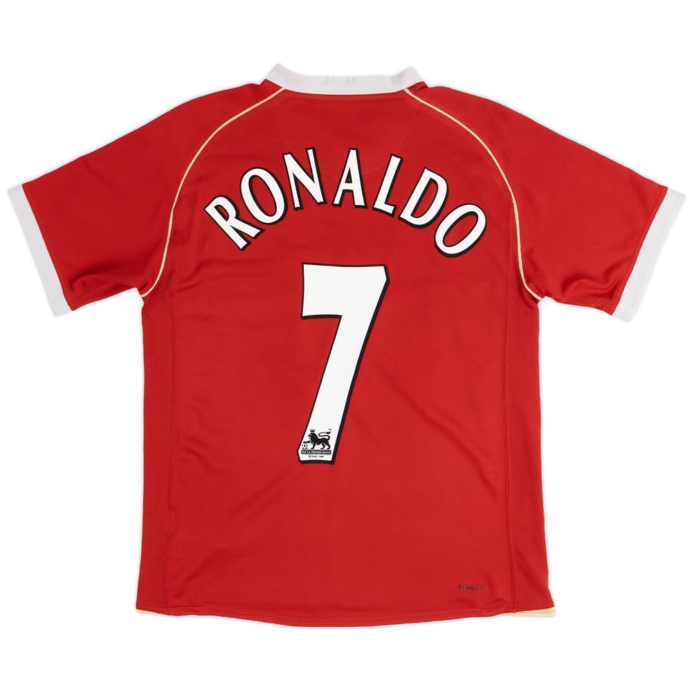 2006-07 Manchester United Home Shirt Ronaldo #7 - 8/10 - (S)