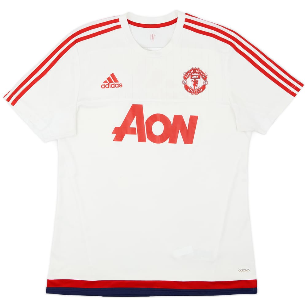 2015-16 Manchester United adizero Training Shirt - 9/10 - (L)