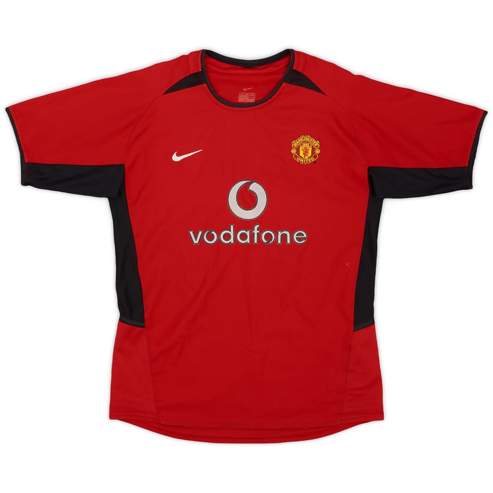 2002-04 Manchester United Home Shirt - 7/10 - (L.Boys)