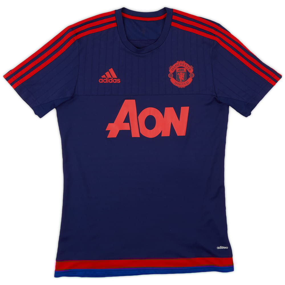 2015-16 Manchester United adidas Training Shirt - 9/10 - (S)