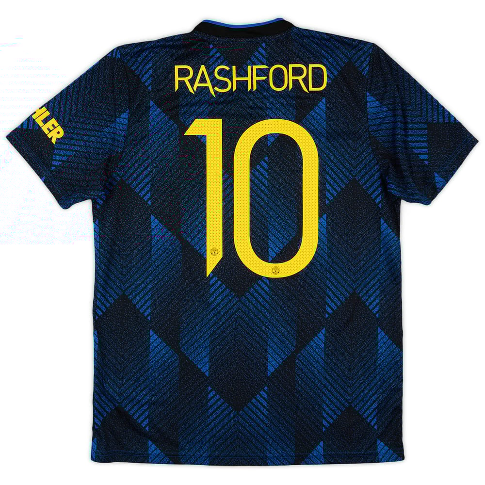 2021-22 Manchester United Third Shirt Rashford #10 - 9/10 - (L)