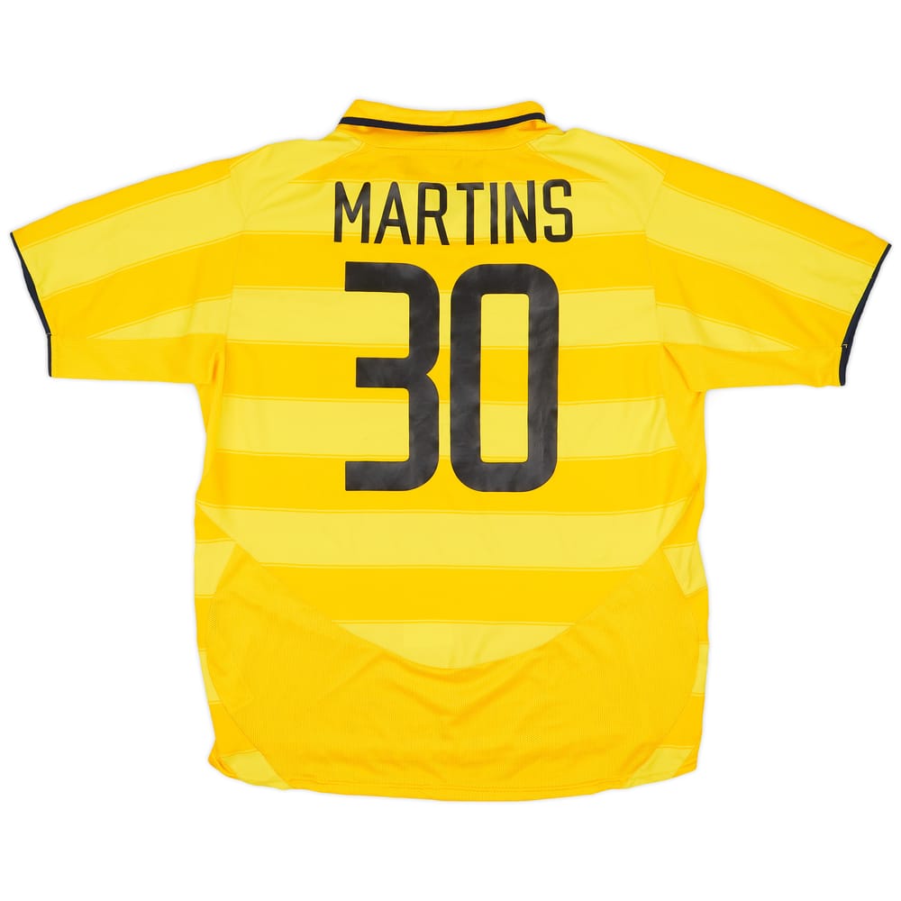 2003-04 Inter Milan Away Shirt Martins #30 - 8/10 - (XL)