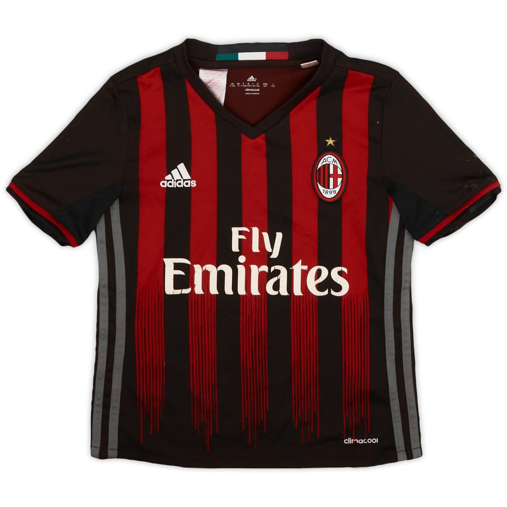 2016-17 AC Milan Home Shirt - 6/10 - (S.Boys)