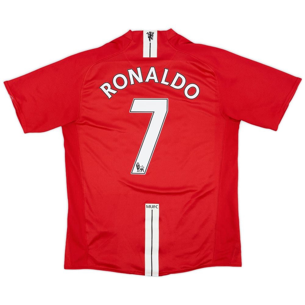 2007-09 Manchester United Home Shirt Ronaldo #7 - 6/10 - (S)