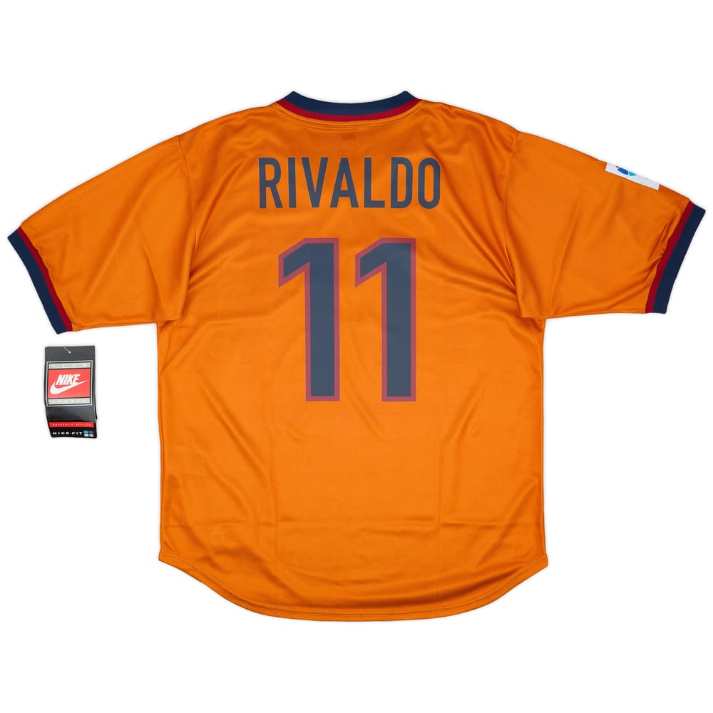 1998-00 Barcelona Third Shirt Rivaldo #11 (L)