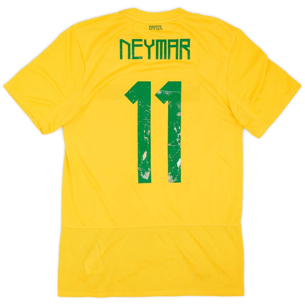 2011 Brazil Home Shirt Neymar #11 - 4/10 - (S)