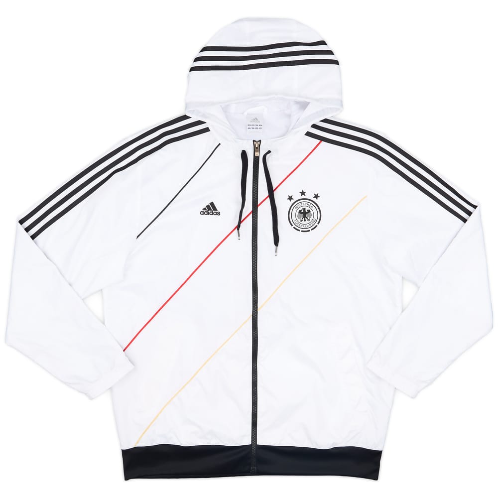 2012-13 Germany adidas Hooded Track Jacket - 9/10 - (L)