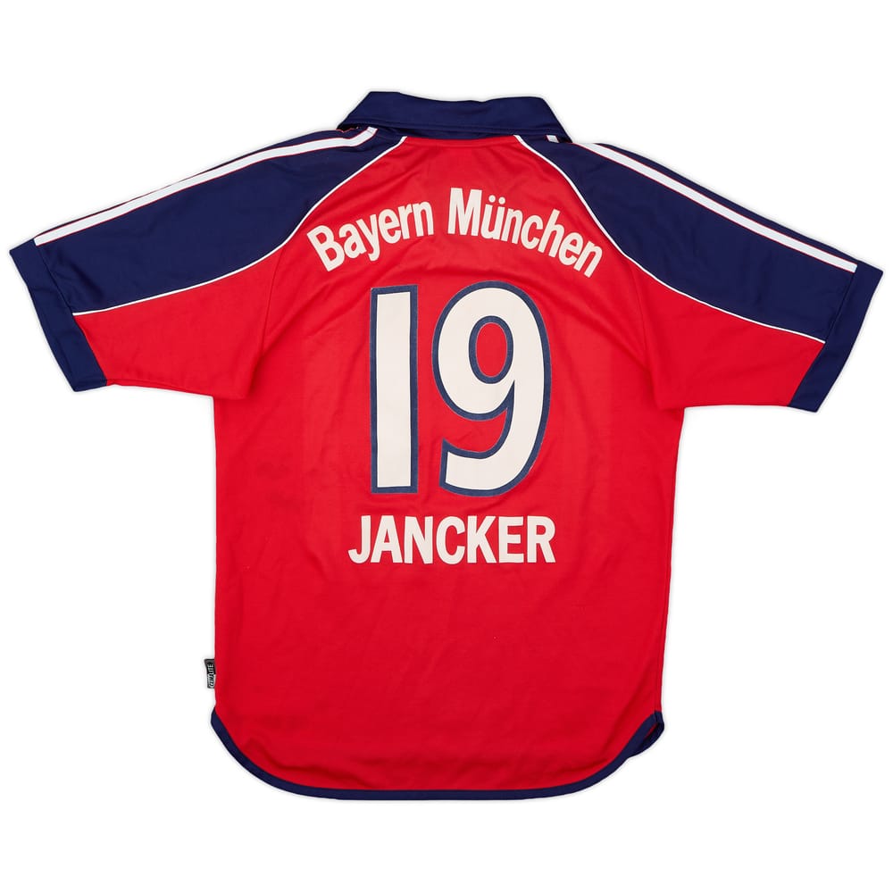 1999-01 Bayern Munich Home Shirt Jancker #19 - 7/10 - (S)
