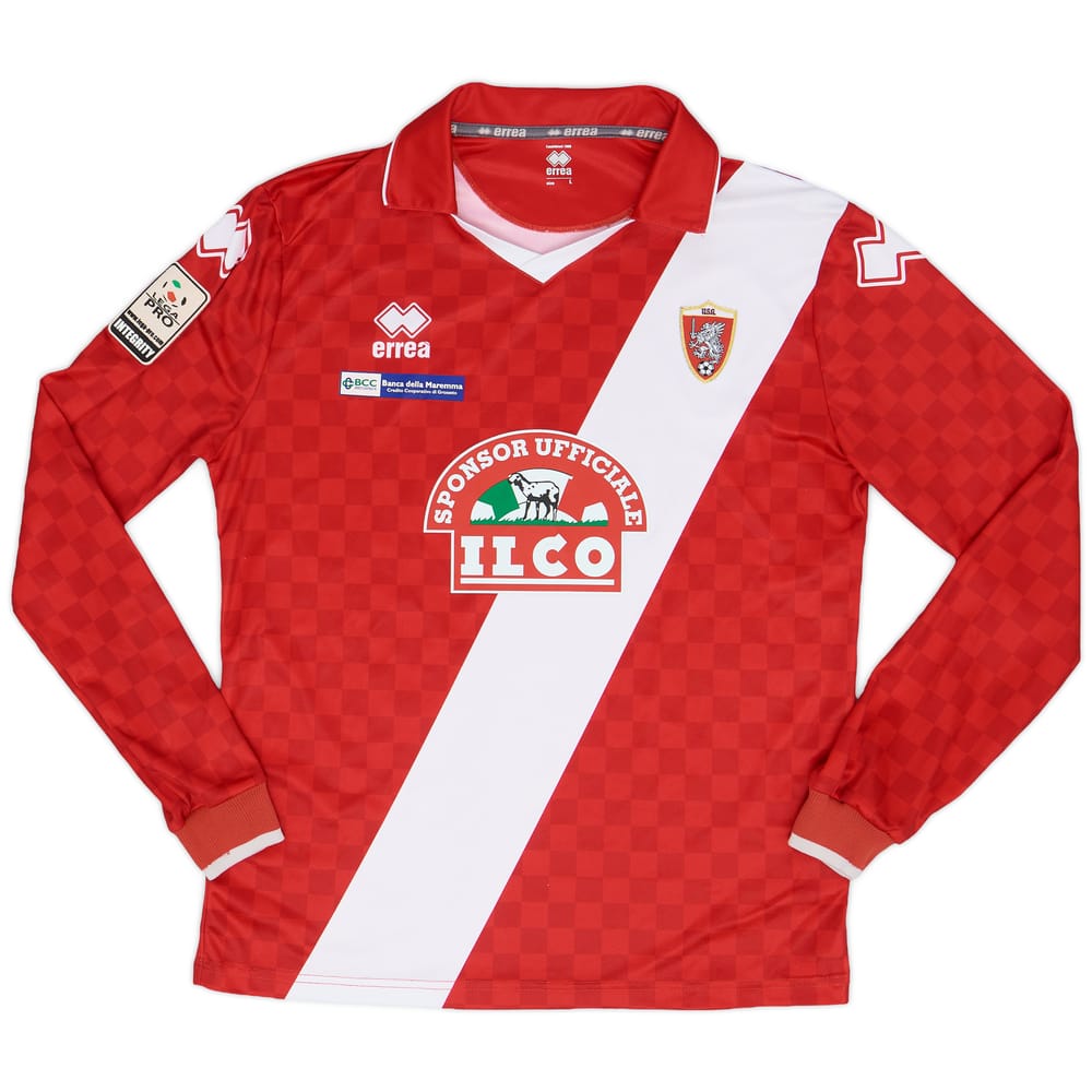 2014-15 US Grosseto Home L/S Shirt - 8/10 - (L)