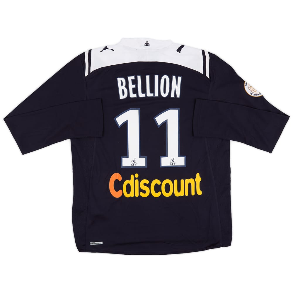 2009-10 Bordeaux Match Issue Home L/S Shirt Bellion #11