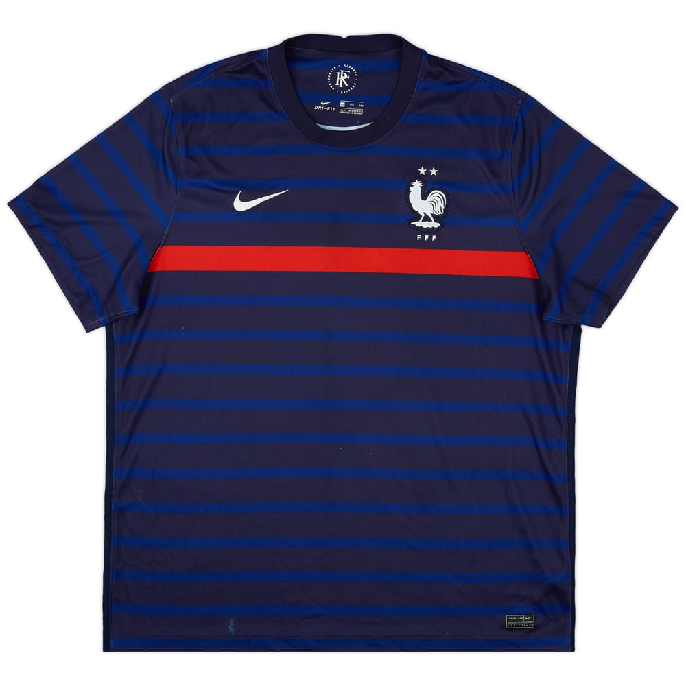2020-21 France Home Shirt - 6/10 - (XXL)