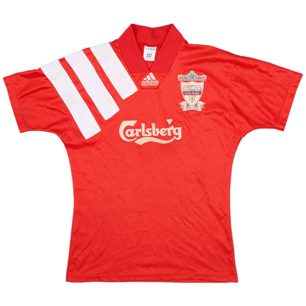 1992-93 Liverpool Centenary Home Shirt - 6/10 - (S)