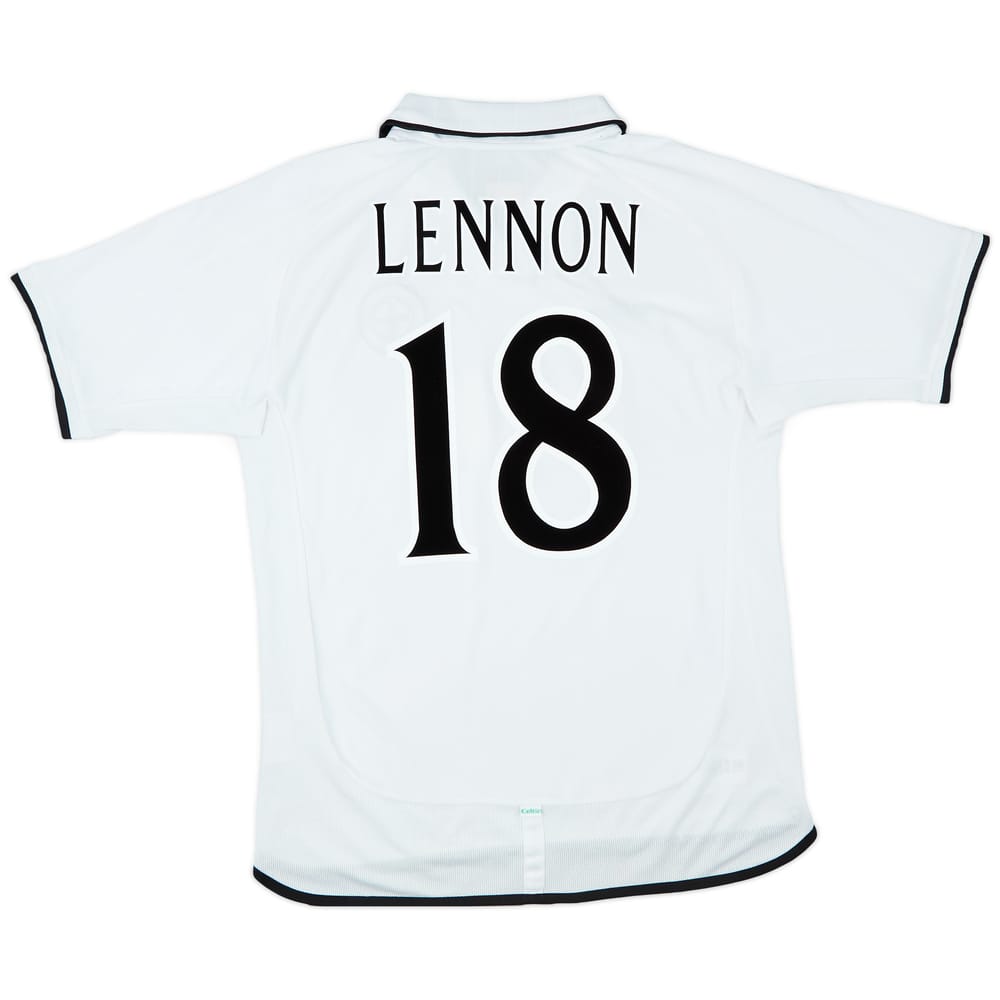 2001-02 Celtic Away Shirt Lennon #18 - 6/10 - (L)