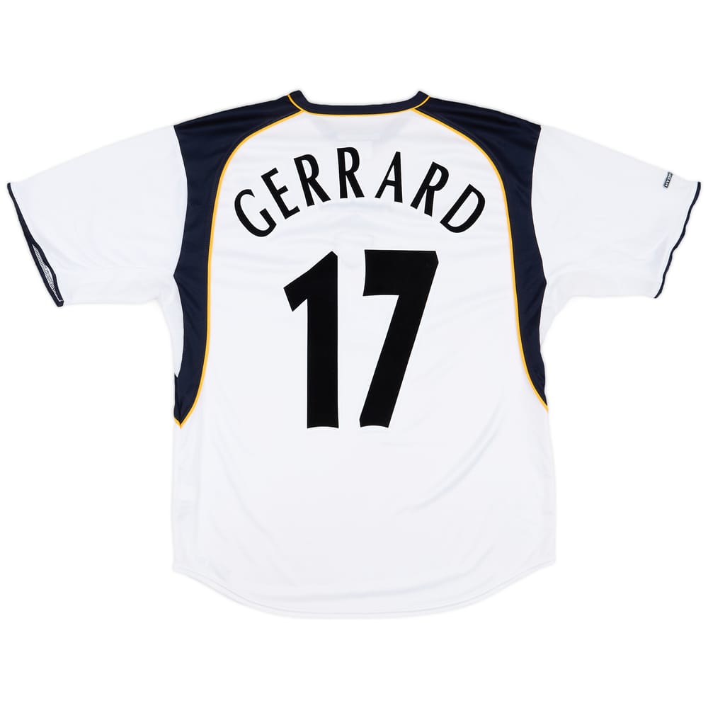 2001-03 Liverpool Away Shirt Gerrard #17 - 6/10 - (M)
