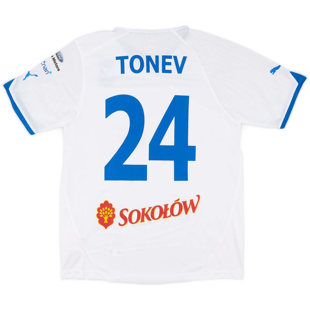 2011-12 Lech Poznan Away Shirt Tonev #24 - 8/10 - (L)