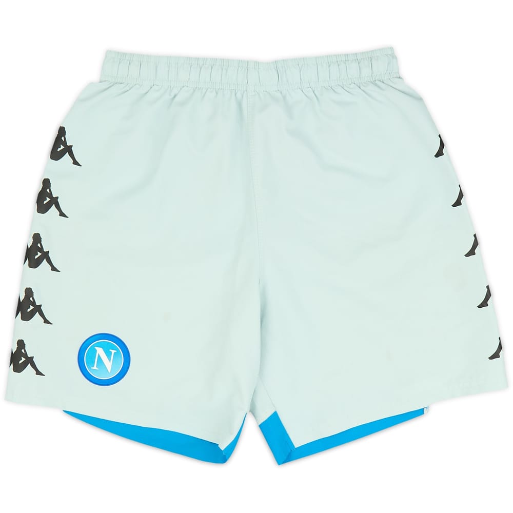 2018-19 Napoli Kappa Home Shorts - 7/10 - (S)