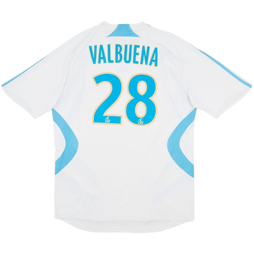 2007-08 Olympique Marseille Home Shirt Valbuena #28 - 6/10 - (L)