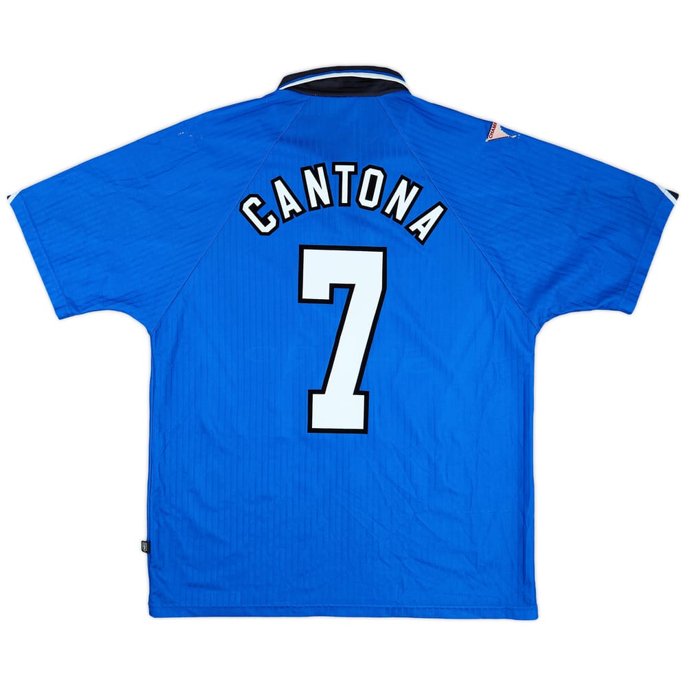 1996-98 Manchester United Third Shirt Cantona #7 - 5/10 - (L)