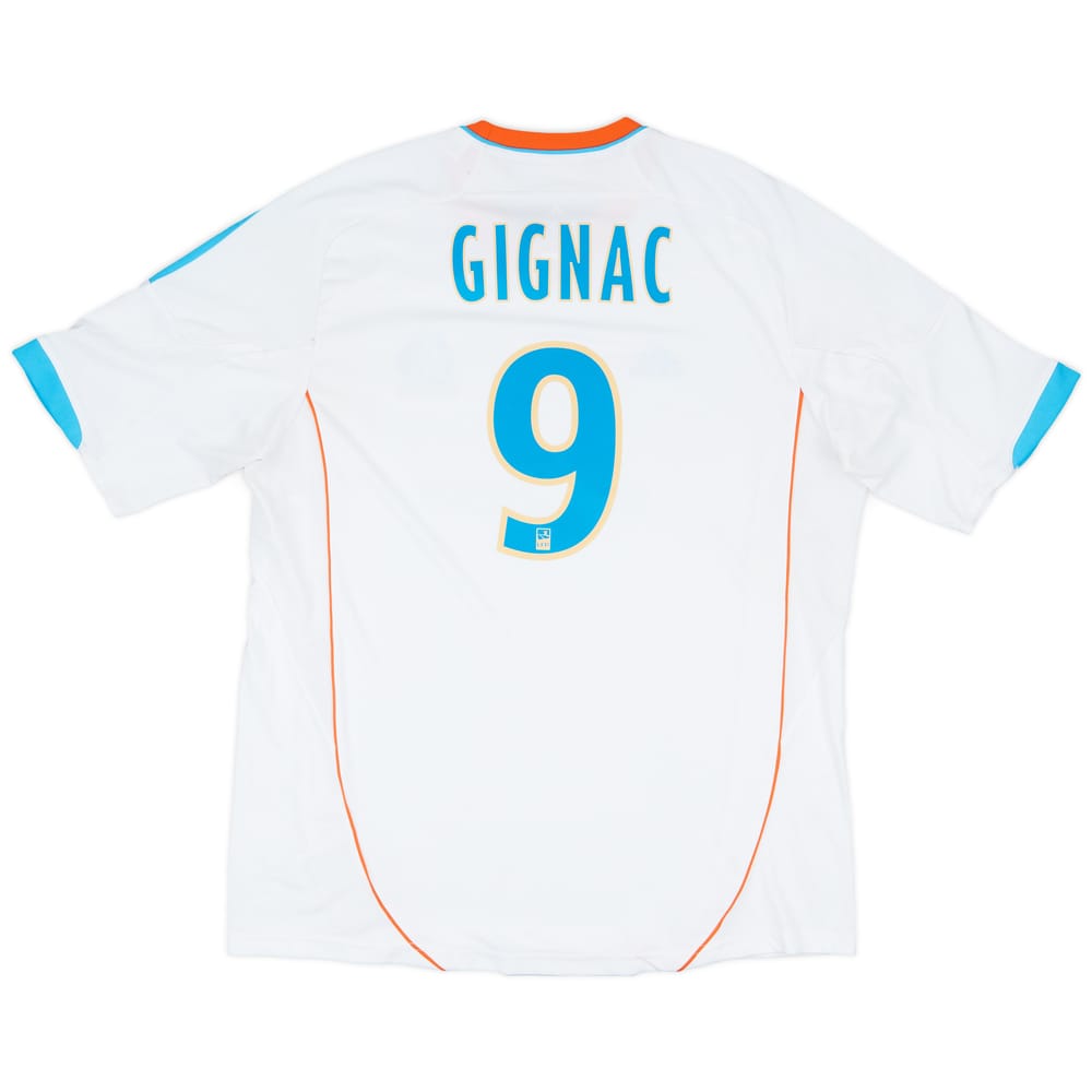 2012-13 Olympique Marseille Home Shirt Gignac #9 - 6/10 - (XL)