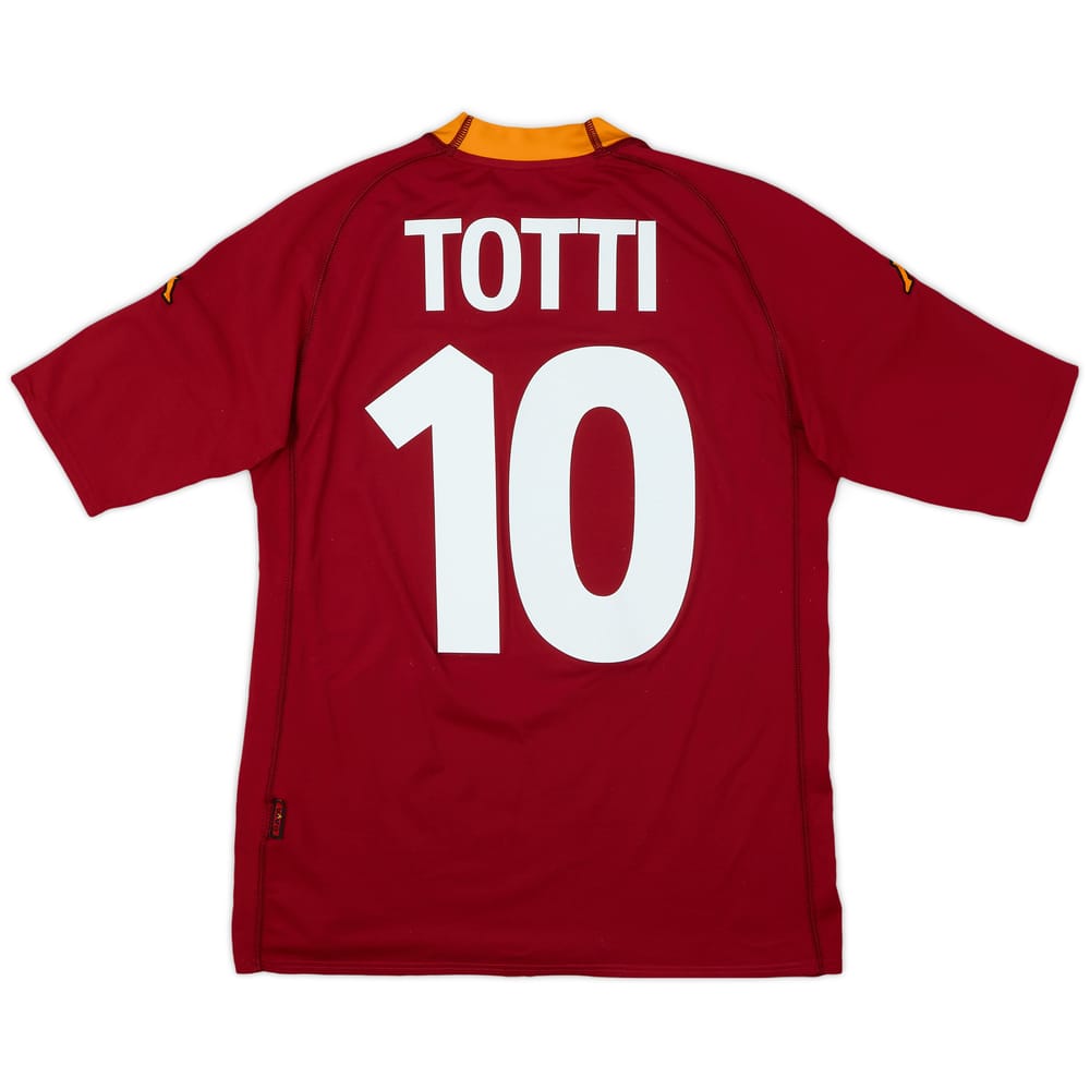 2000-01 Roma Home Shirt Totti #10 - 8/10 - (S)
