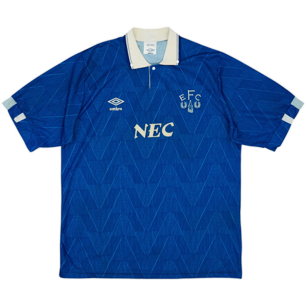 1988-91 Everton Home Shirt - 8/10 - (L)