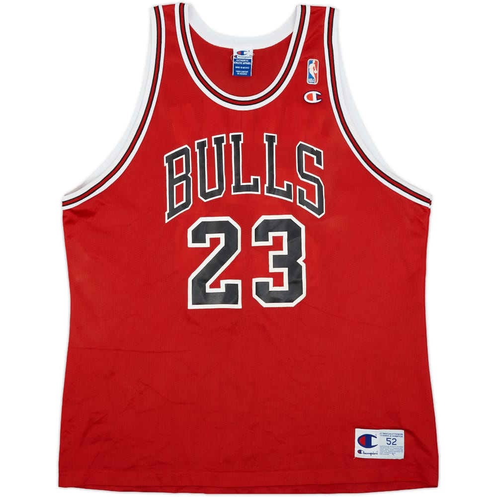1995-98 Chicago Bulls Jordan #23 Champion Away Jersey - 6/10 - (XXL)