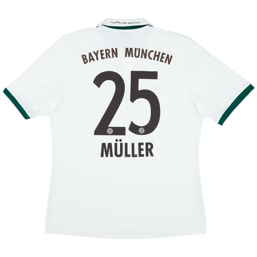 2013-14 Bayern Munich Away Shirt Muller #25 - 6/10 - (S)