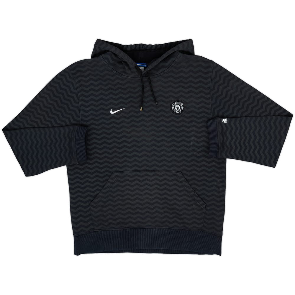 2009-10 Manchester United Nike Hooded Top - 5/10 - (M)