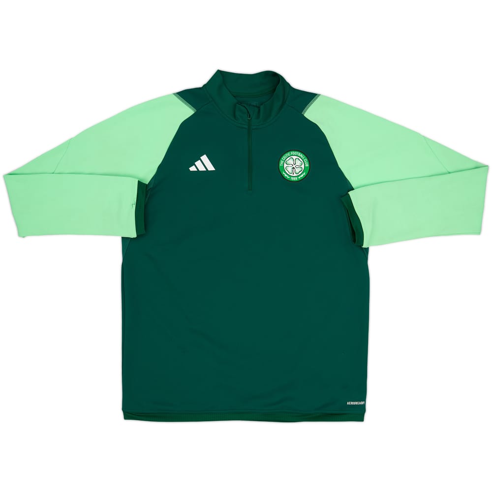 2023-24 Celtic adidas 1/4 Zip Drill Top - 7/10 - (L)
