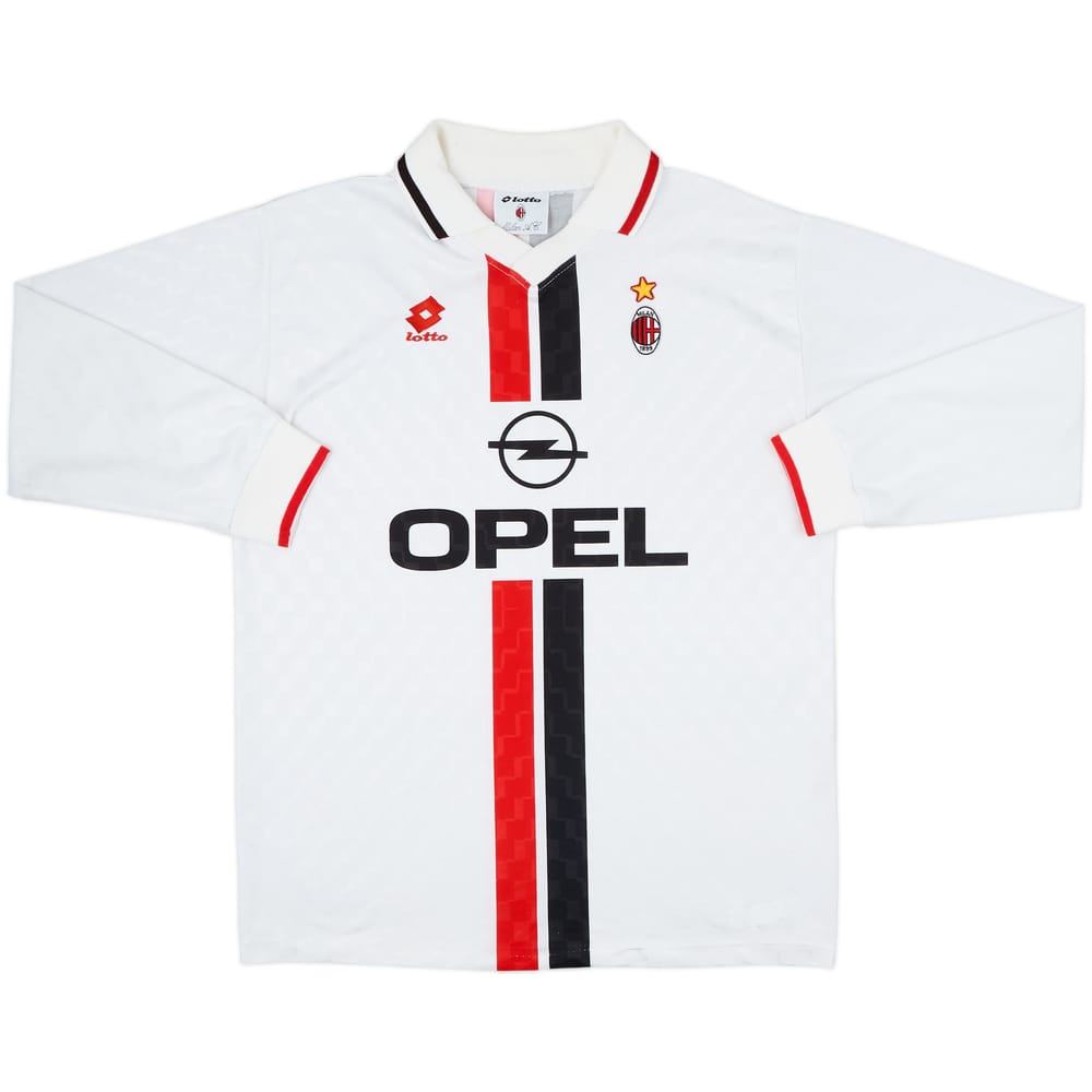 Camiseta de visitante de manga larga del AC Milan 1995-96 - 8/10 - (XL)