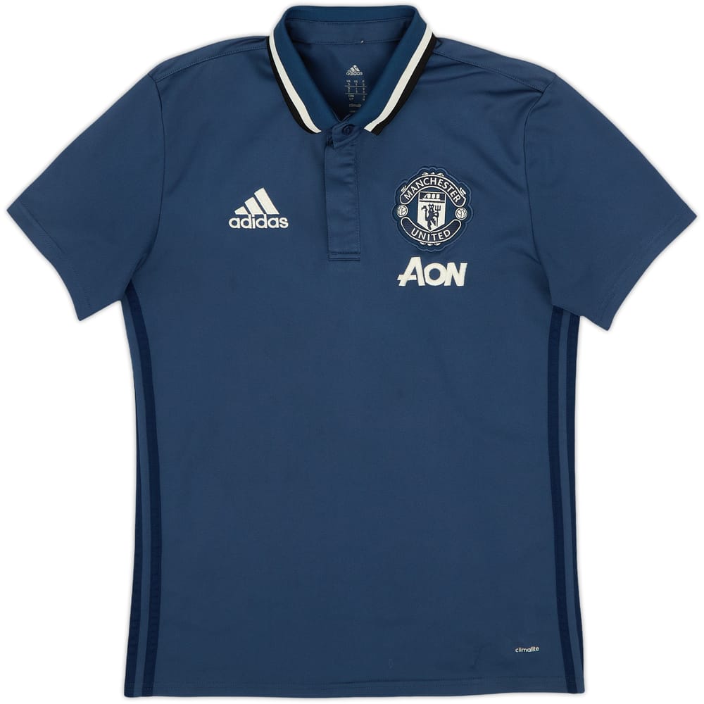 2016-17 Manchester United adidas Polo Shirt - 8/10 - (S)