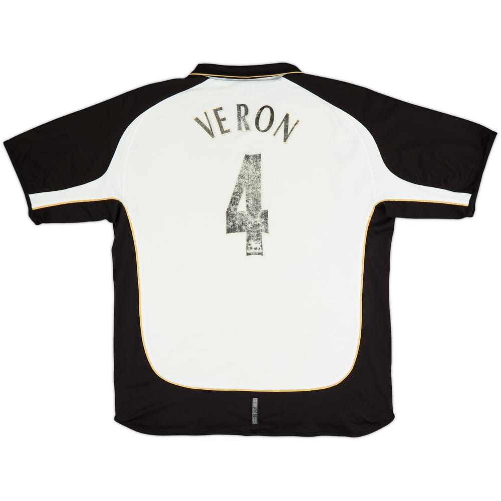 2001-02 Manchester United Centenary Away/Third Shirt Veron #4 - 4/10 - (XXL)
