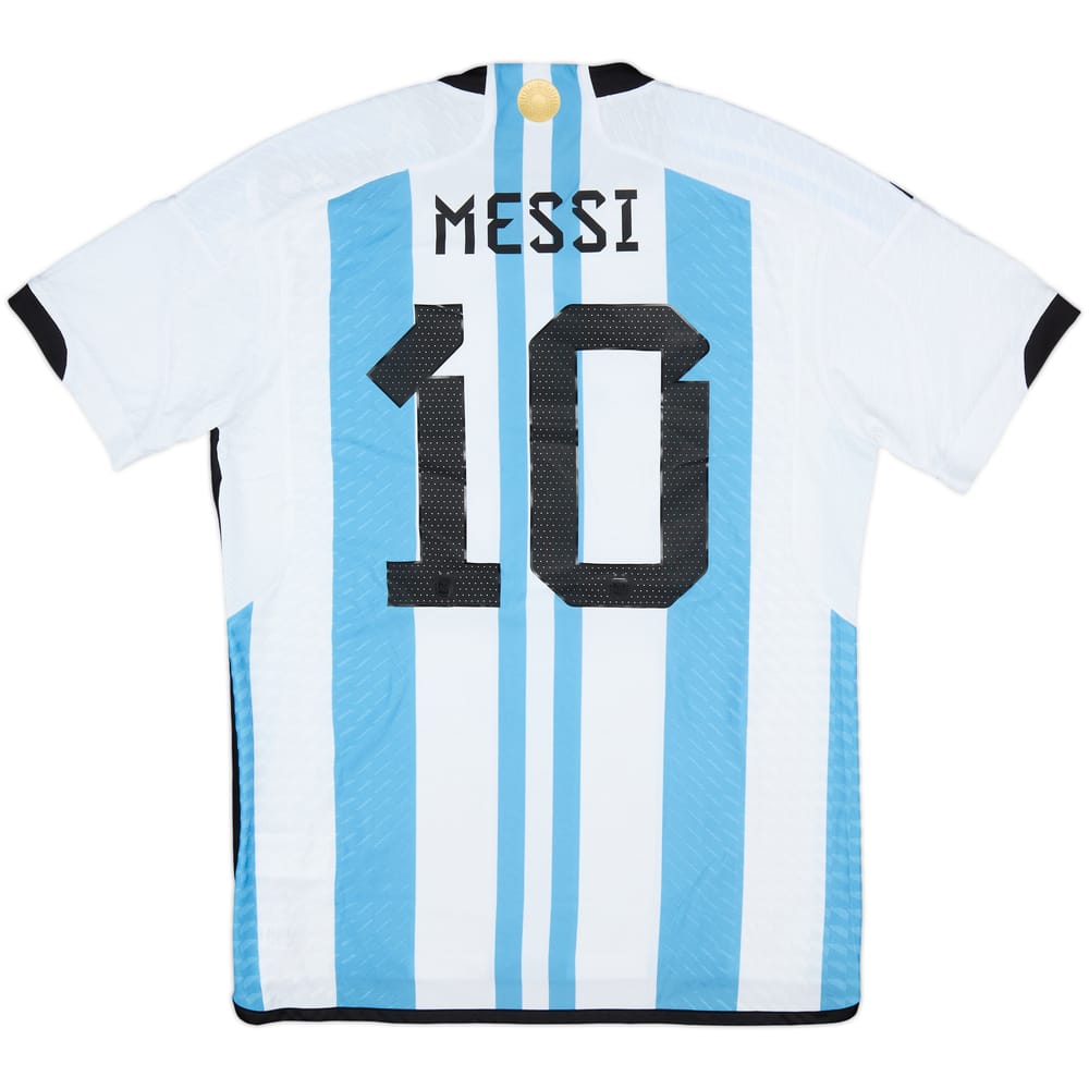 2022-23 Argentina Authentic Home Shirt Messi #10 - 8/10 - (L)