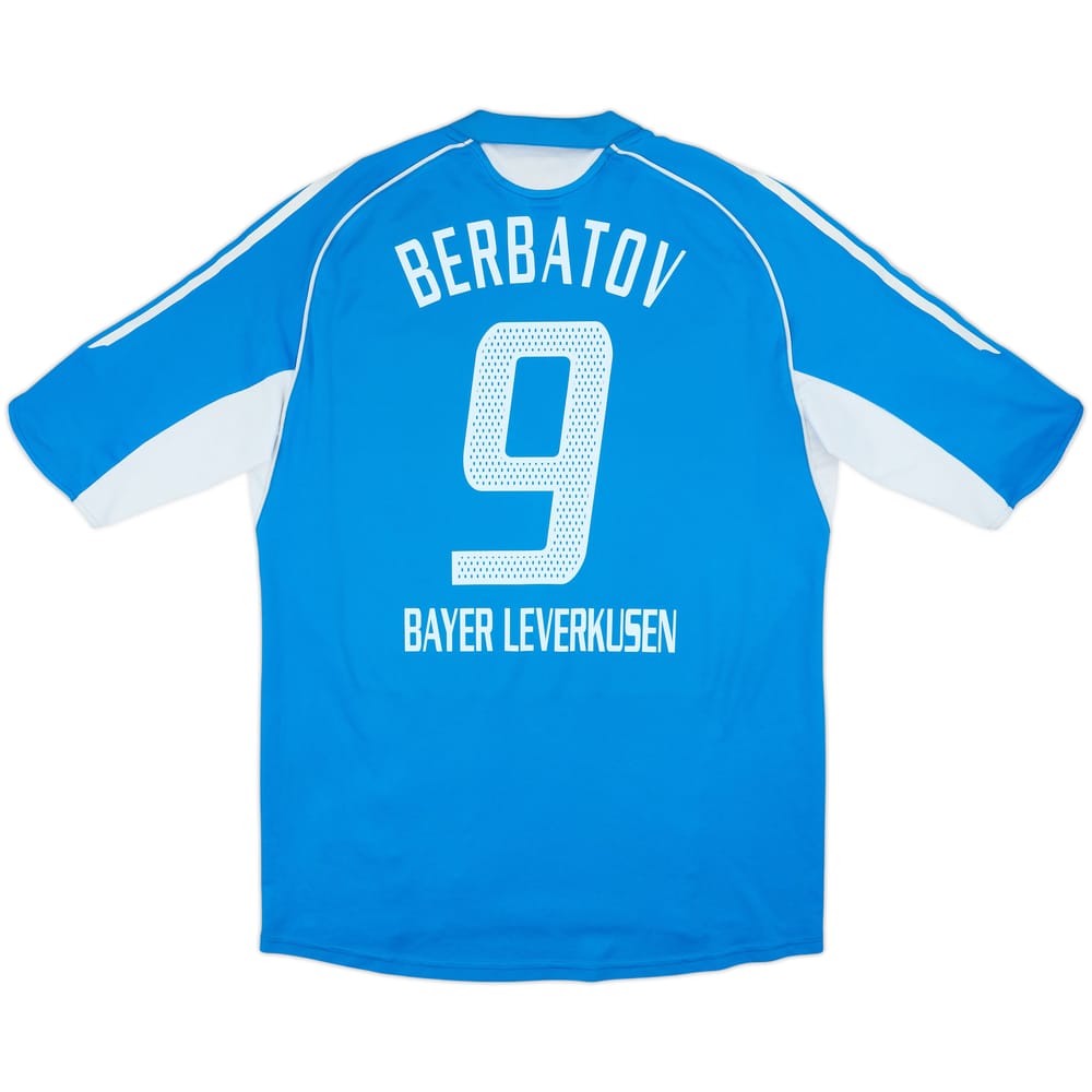 2005-06 Bayer Leverkusen Away Shirt Berbatov #9 - 7/10 - (L)