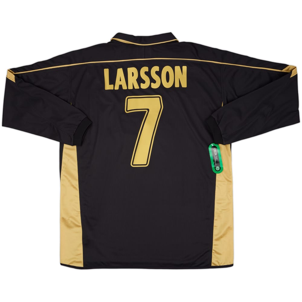 2003-04 Celtic Away L/S Shirt Larsson #7 (XL)