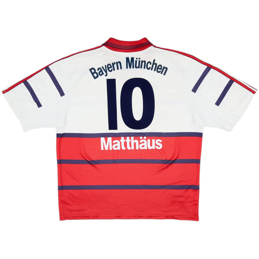 1998-00 Bayern Munich Away Shirt Matthaus #10 - 5/10 - (XL)