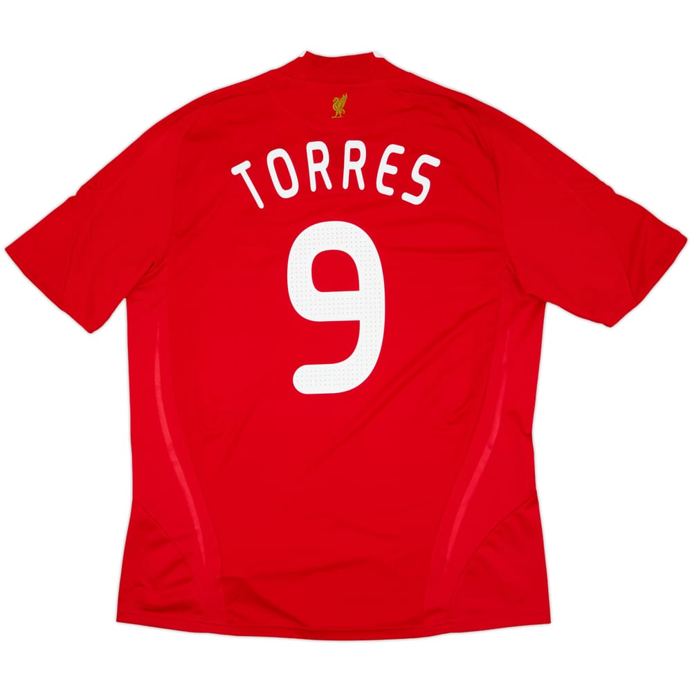 2008-10 Liverpool Home Shirt Torres #9 - 7/10 - (XL)