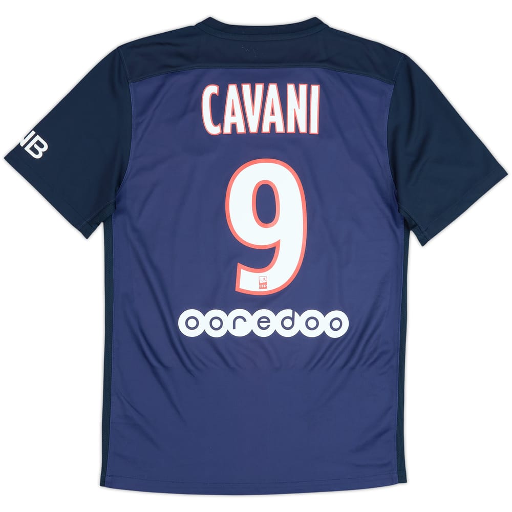 Camiseta de local del Paris Saint-Germain 2014-15 Cavani #9 - 8/10 - (S)