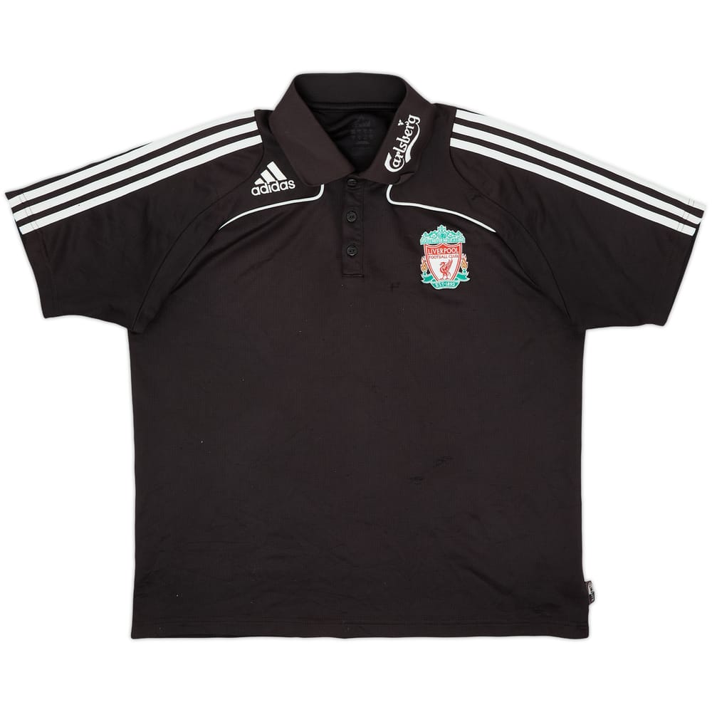 2008-09 Liverpool adidas Polo - 5/10 - (L)