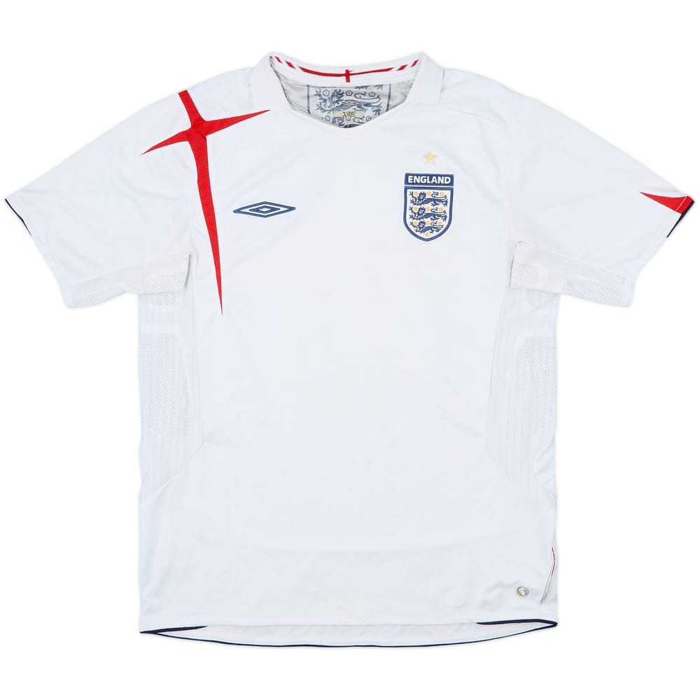 2005-07 England Home Shirt - 5/10 - (S)